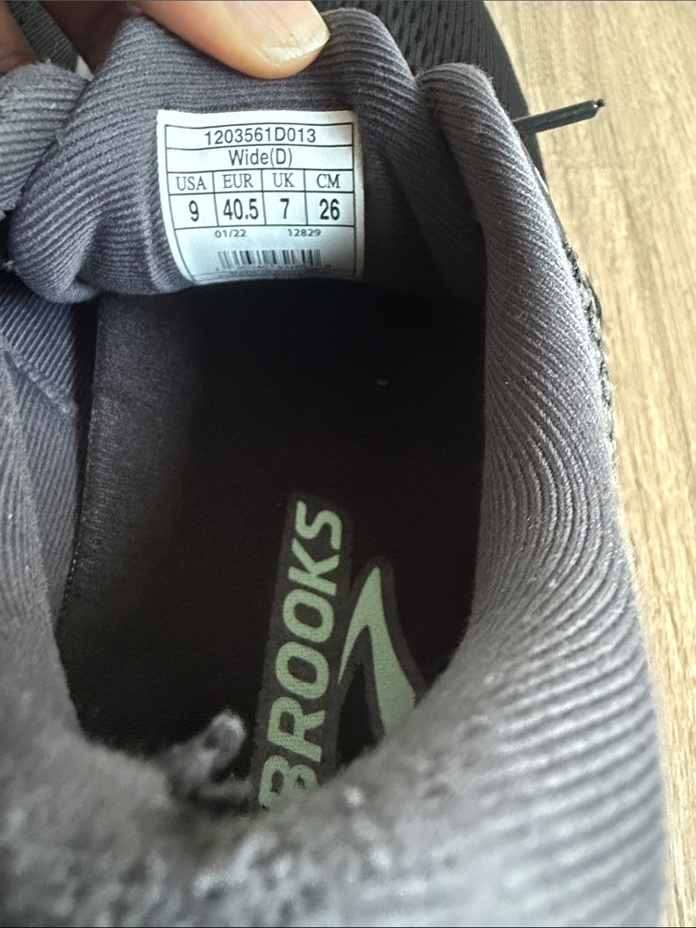 Brooks Ghost 14 Women’s Black and Pink Athletic Running Sneakers w/ Teal Size 9 - Picture 7 of 11